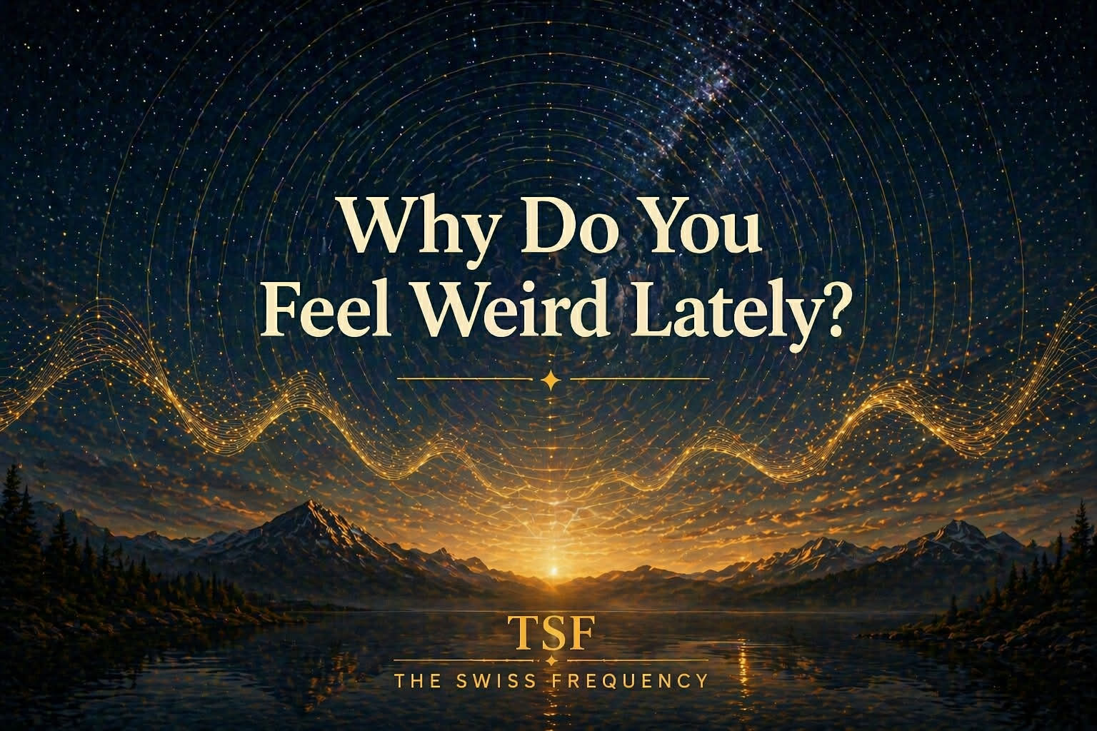 Why Do You Feel Weird Lately?