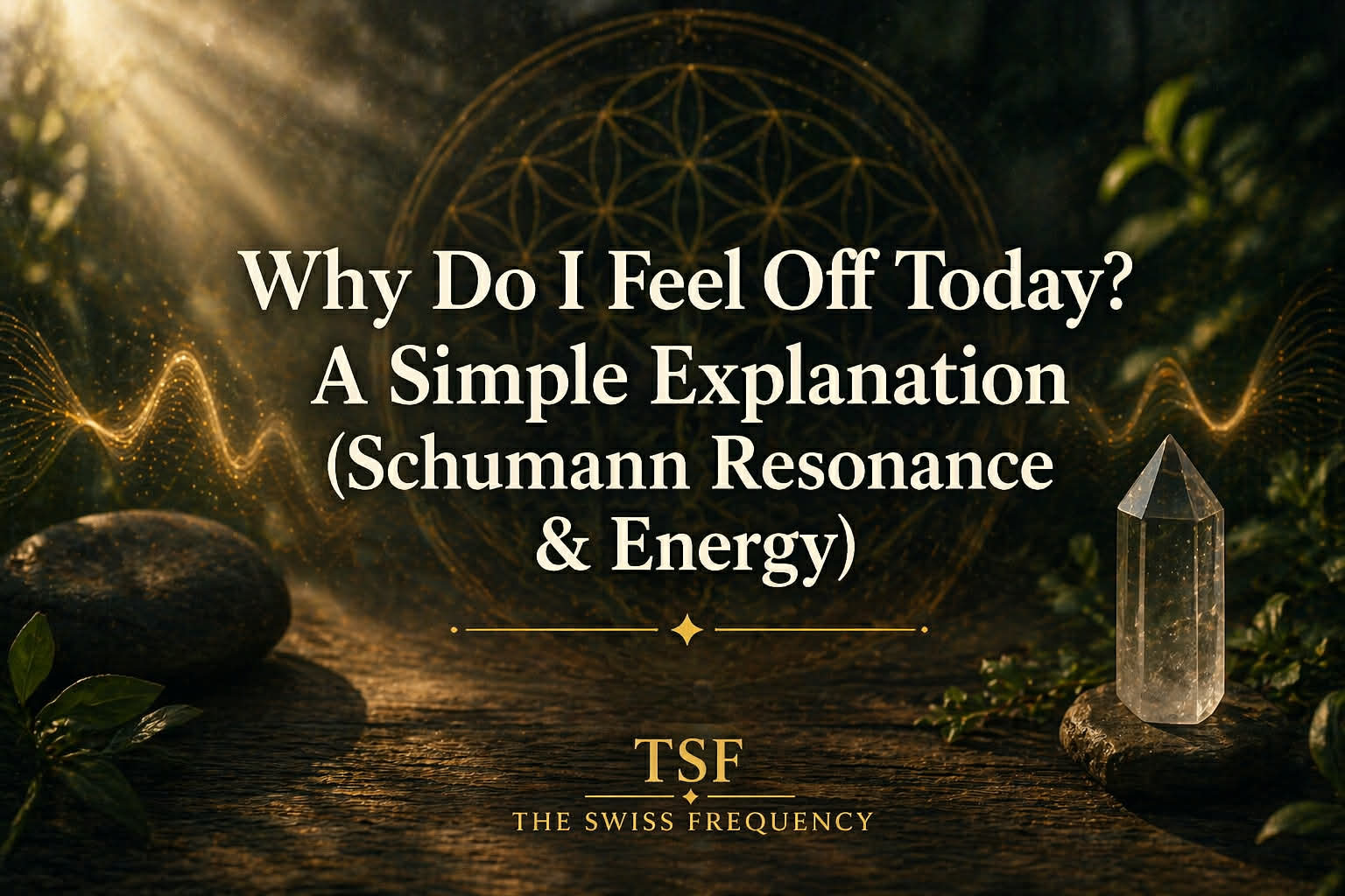 Why Do I Feel Off Today? A Simple Explanation (Schumann Resonance & Energy)