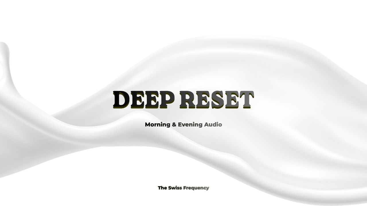 nervous system reset guided audio cover calm minimal design